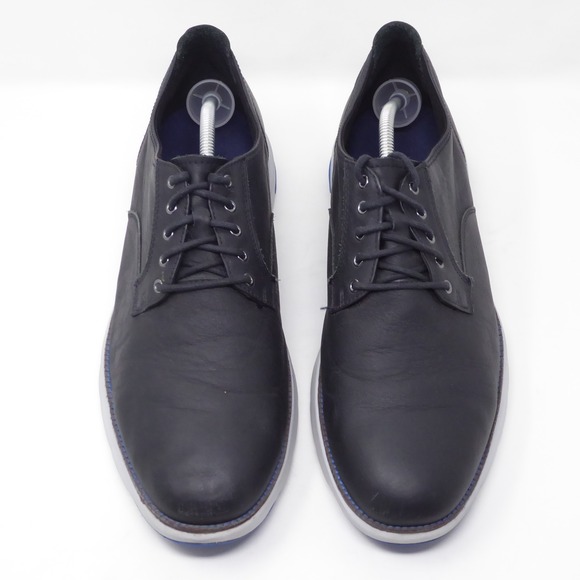 Cole Haan Mens Grand Atlantic Black Leather Oxford Dress Shoes C33742 Size 12M - Picture 2 of 9